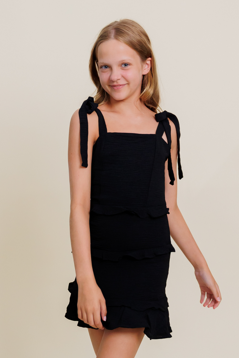 The Meghan Dress in Black by Miss Behave