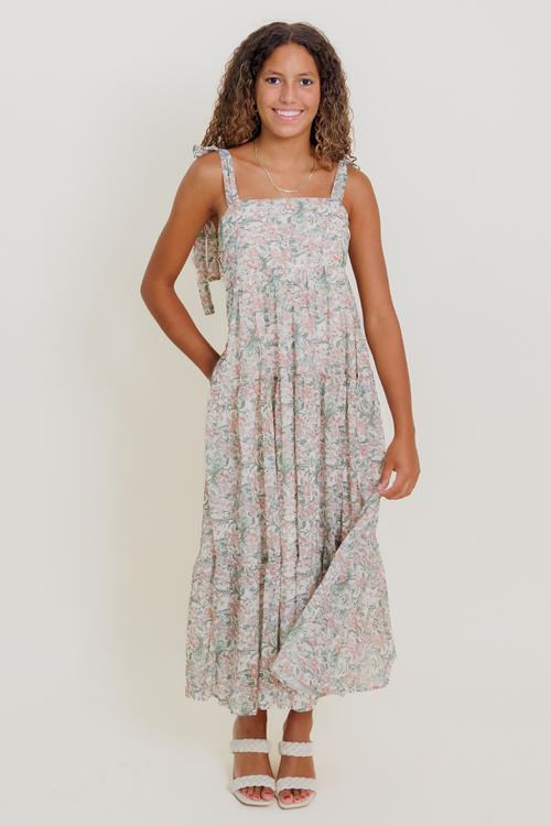 The Elaine Midi Floral Dress