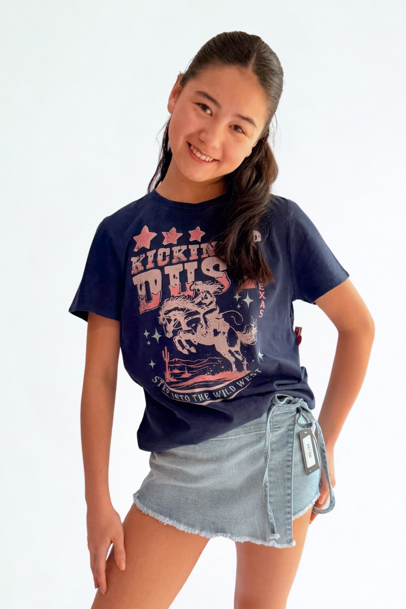Kickin' Up Dust Graphic Tee by Paper Flower