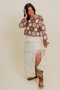 Libby Lace Tiered Maxi Skirt