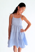 Libby Stripe Tiered Dress