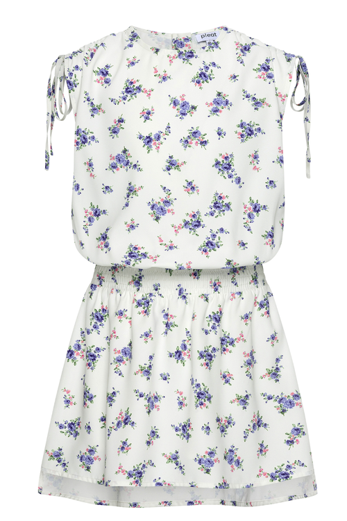 Helen Dress in Violet Roses by PLEAT