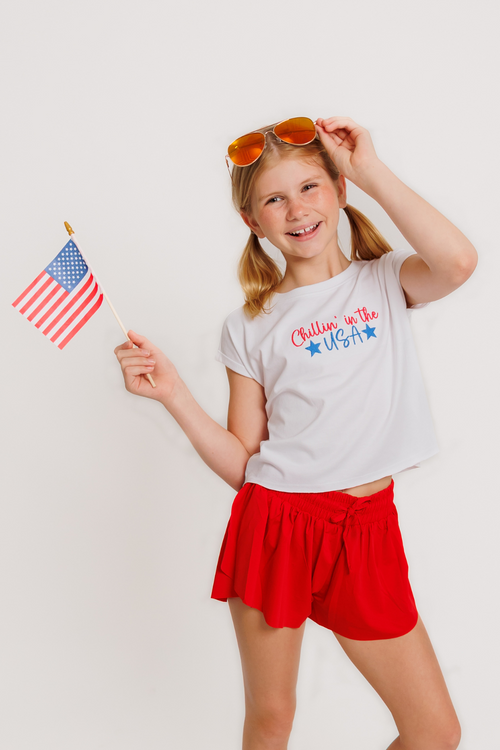 Suzette Tween Butterfly Shorts