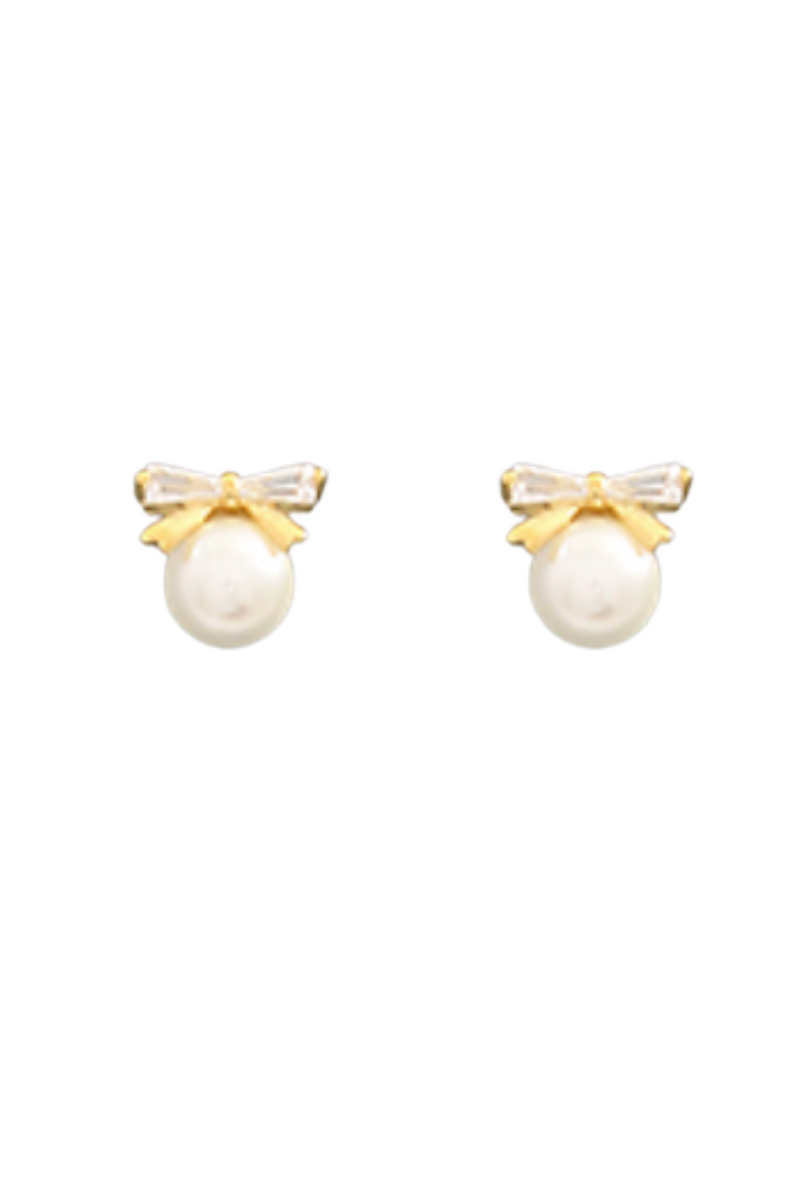 CZ & Pearl Stud
