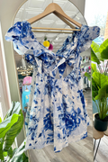 Sapphire Garden Dolly Dress By Meet Me in Santorini