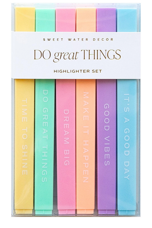 Do Great Things Highlighter Set