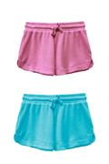 Girls Soft Waffle Short by Suzette