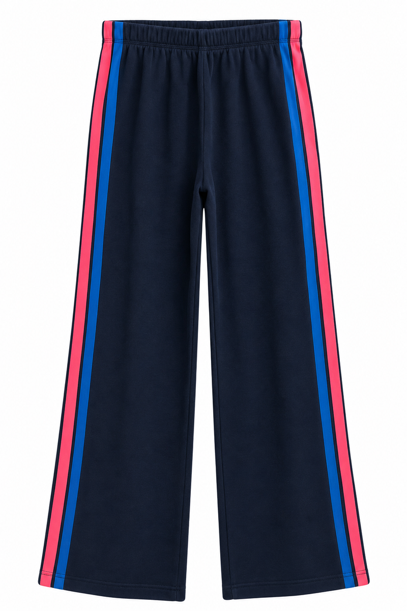 Galaxy Blue Wide Leg Pant with Stripes by Vintage Havana