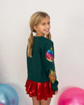 Sequin Christmas Ornament Sweatshirt