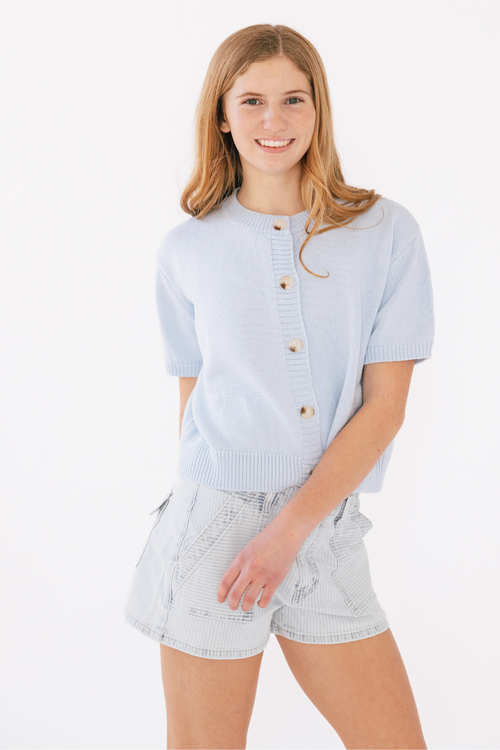 Deborah Short Sleeve Cardigan