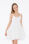 Juniors Jamie Dress in Ivory by Katie J NYC