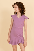 The Fiona Dress in Lavender by Miss Behave