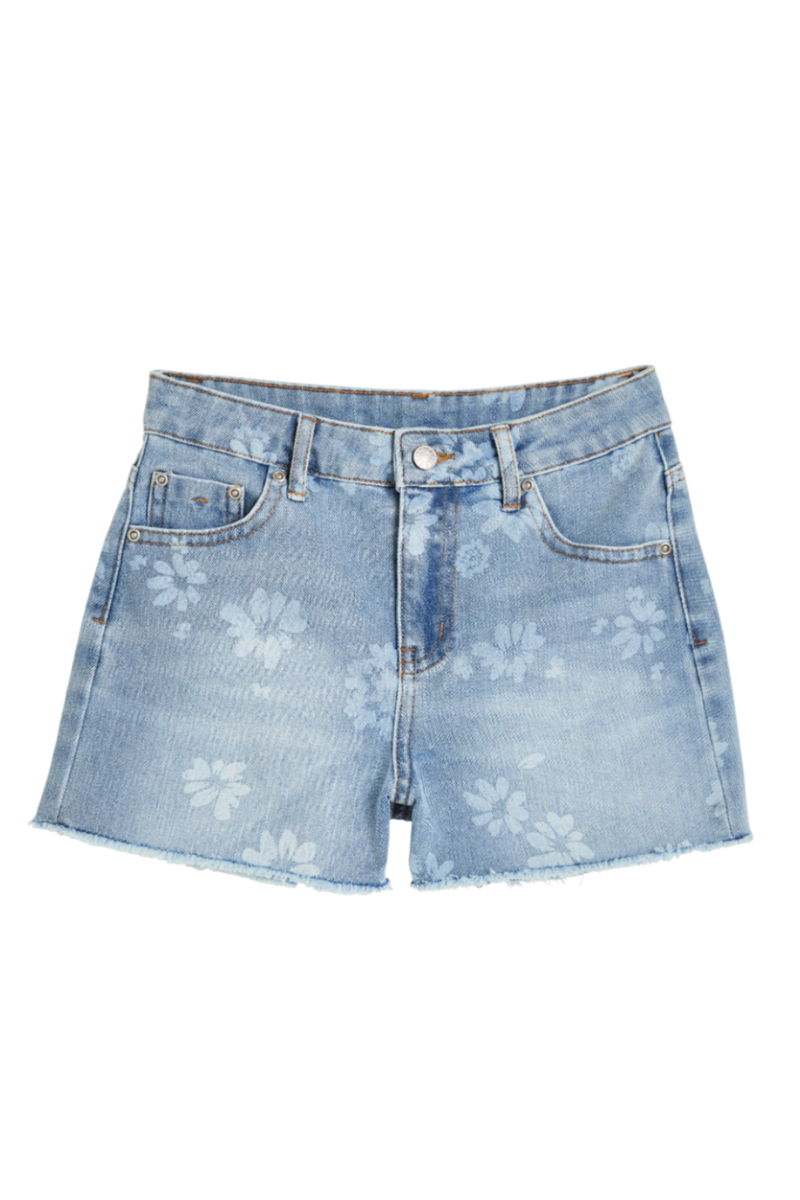 Floral Print Weekender Short by Tractr Girls