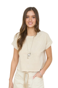 Nicole Short Sleeve Boxy Top