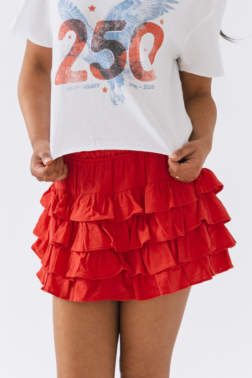 Beachside Ruffle Skort by Ocean Drive
