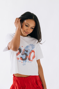 250 Anniversary Graphic Crop Top
