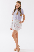 Katie J NYC Girls Fearless Tee in Lavender