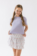 Katie J NYC Girls Fearless Tee in Lavender