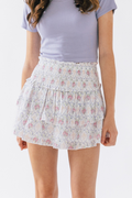 Katie J NYC Juniors Bianca Skirt in Floral Bouquet
