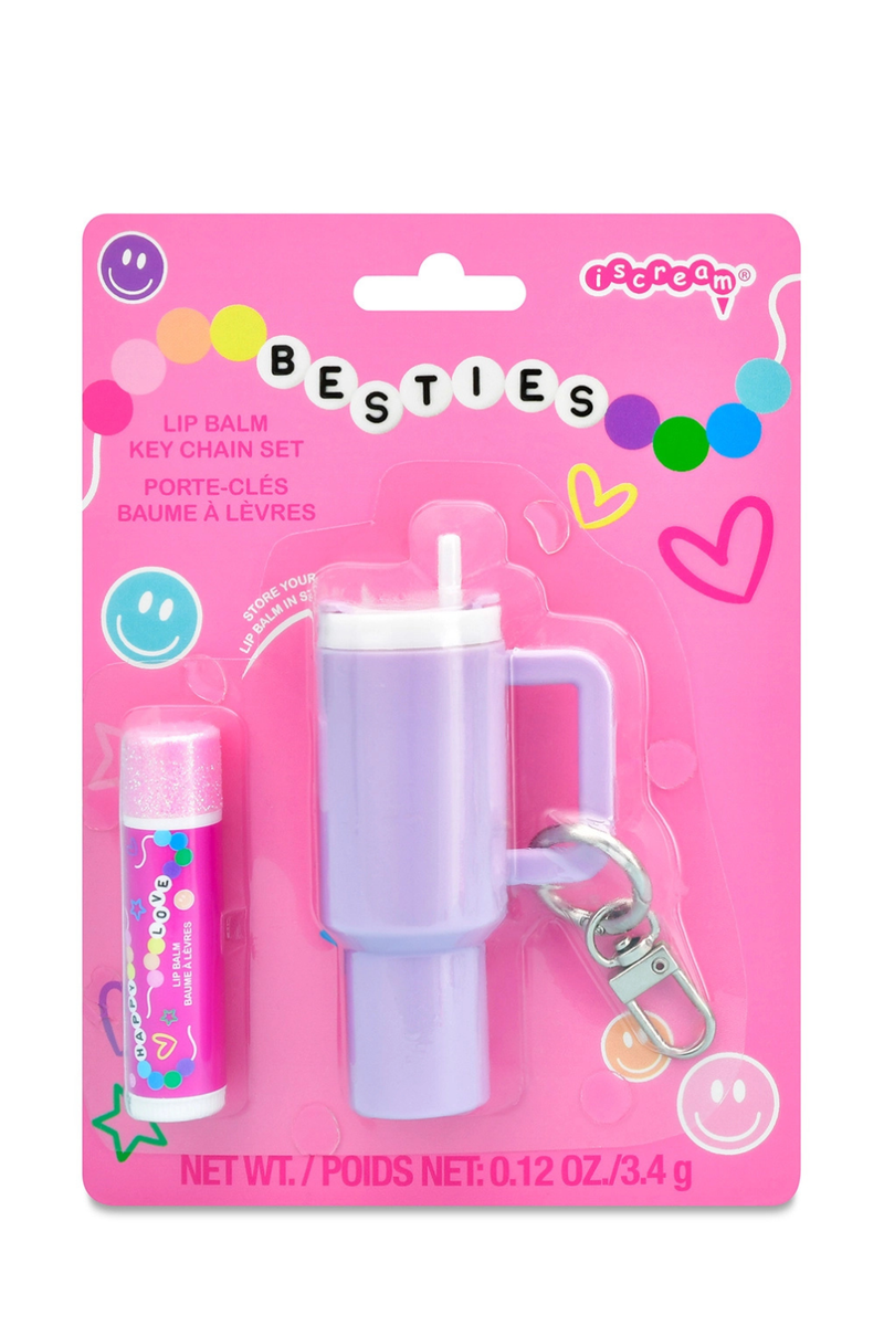 Besties Lip Balm Key Chain Set by IScream