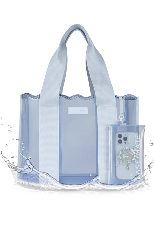Case-Mate Carolina Blue Crochet Wave Jelly Tote Bag