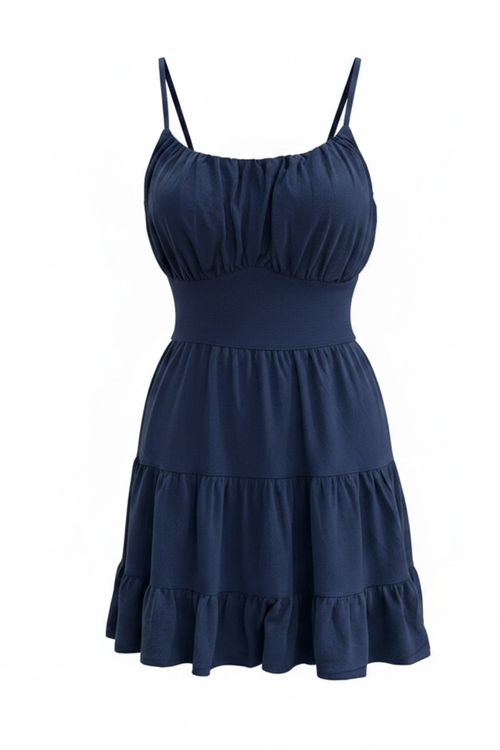 Nautical Navy Tie Back Dress by Ocean Drive