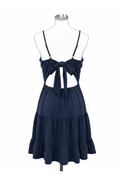 Nautical Navy Tie Back Dress by Ocean Drive
