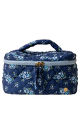Glam & Go Quilted Cosmetic Bag in Endless Daydream Navy