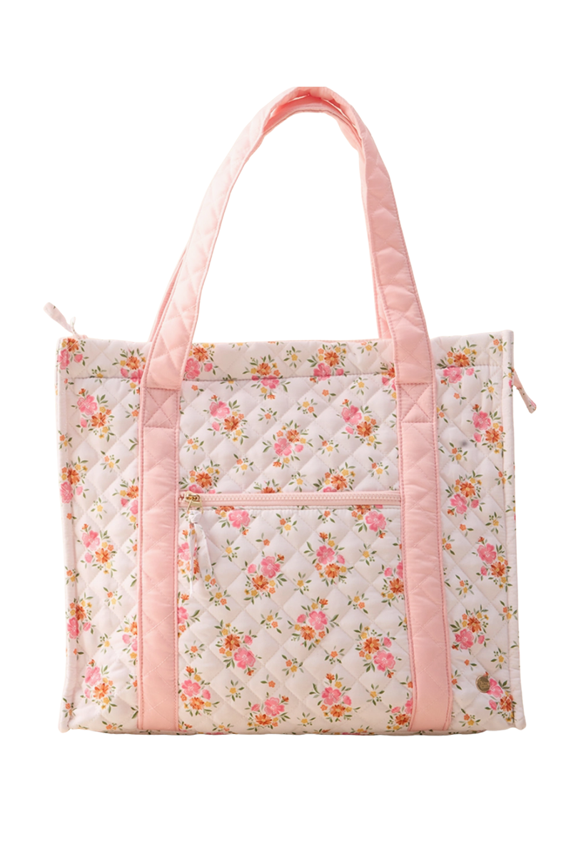 The Everyday Quilted Tote Bag in Endless Daydream Cream