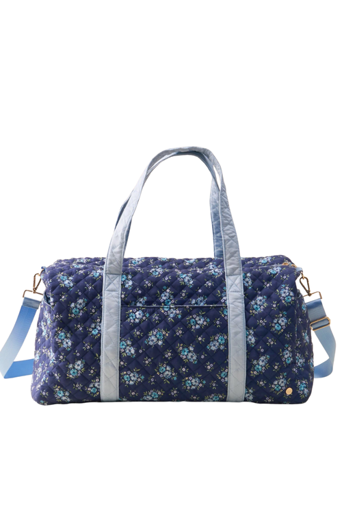 On-The-Go Quilted Weekender Bag in Endless Daydream Navy