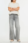 Palazzo High Rise Wide Leg Crop Jean By Kan Can