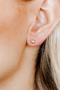 Gold Paw Screwback Earring by Linny Co