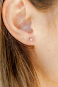 3mm Payton Pearl Screwback Earring in Pink by Linny Co