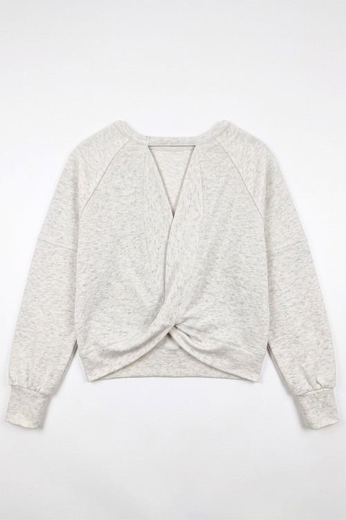 Bucketlist Criss Cross Raglan Top