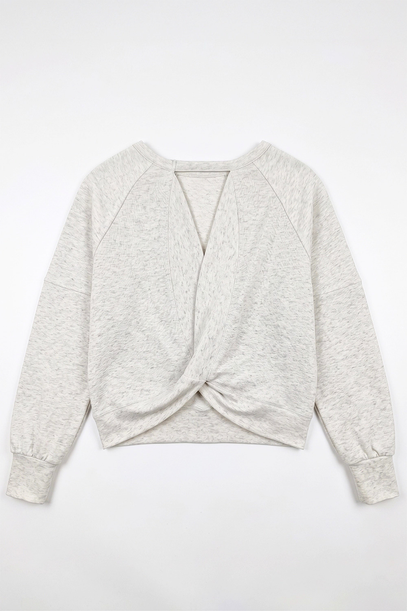 Bucketlist Criss Cross Raglan Top