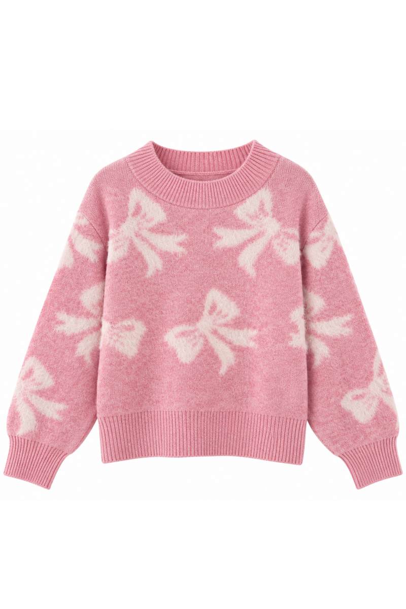 All Over Bow Sweater by Vintage Havana