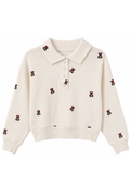 Ella Bear Polo Sweatshirt by Vintage Havana