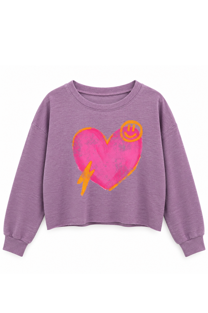 Smiley Heart Sweatshirt