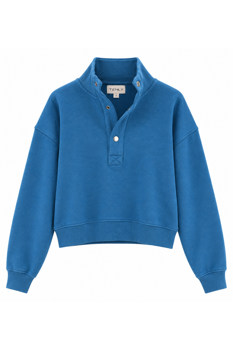 Quarter Snap Sweatshirt by TENLY