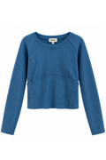 Rib Raglan Longsleeve Top by TENLY