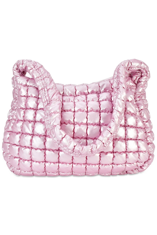 Icy Rose Puffer Overnight Bag by iScream