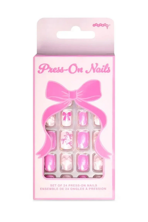 Bow Press On Nails by iScream