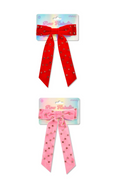 Rhinestone Bow Hair Clip