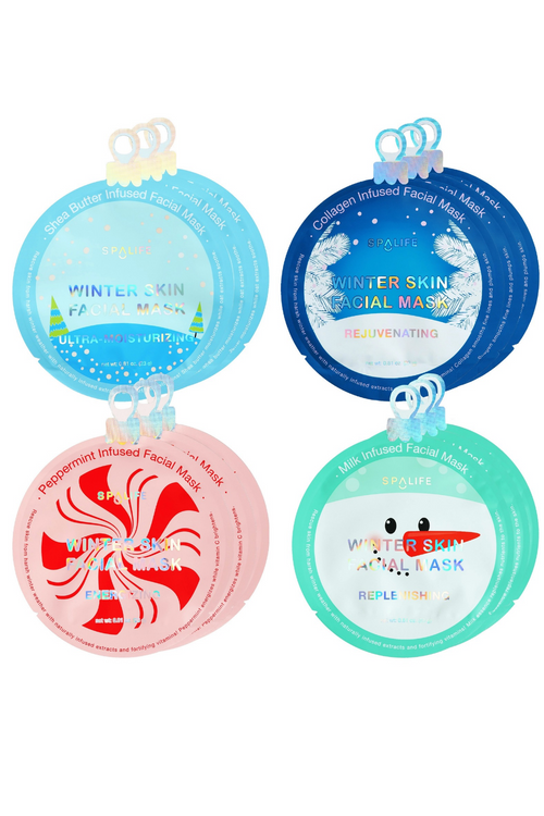 Christmas Holiday Winter Skin Assorted Facial Mask
