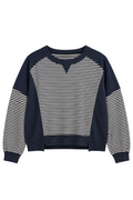 Nora Stripe Colorblock Pullover