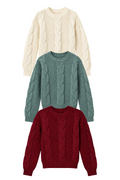Boden Braided Cable Sweater by TENLY