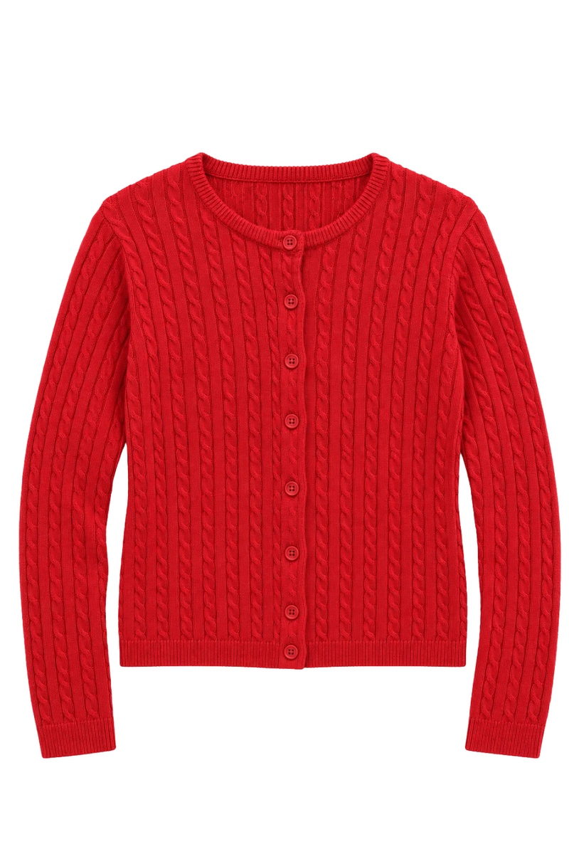 Girls Rory Crew Cardigan by Katie J NYC
