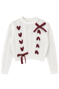 Girls Libby Ribbon Sweater by Katie J NYC