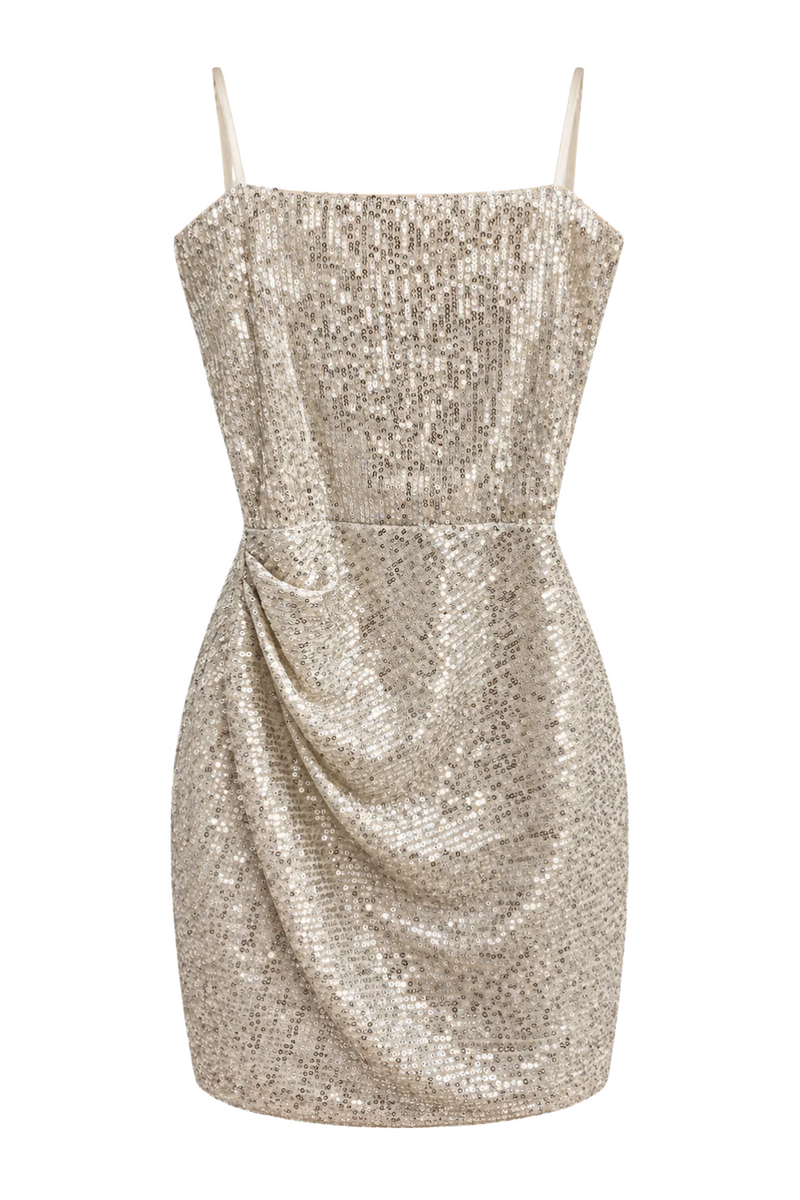 Girls Maddy Dress in Champagne by Katie J NYC