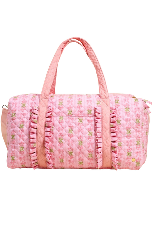 On-The-Go Quilted Weekender Bag in Oh So Fancy Pink